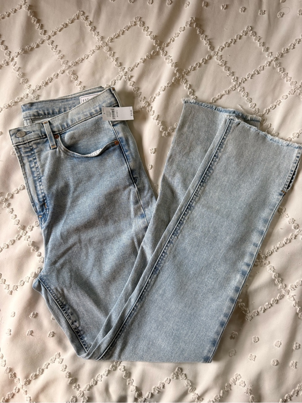 GAP Light Wash Vintage High Rise Slim Women's Jeans 31 12 NEW